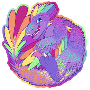 Glitter Pride Raptor
