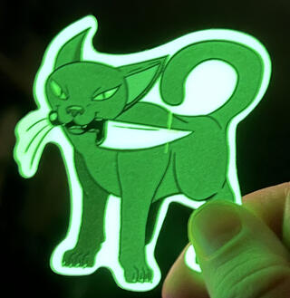 Glow Knife Cat